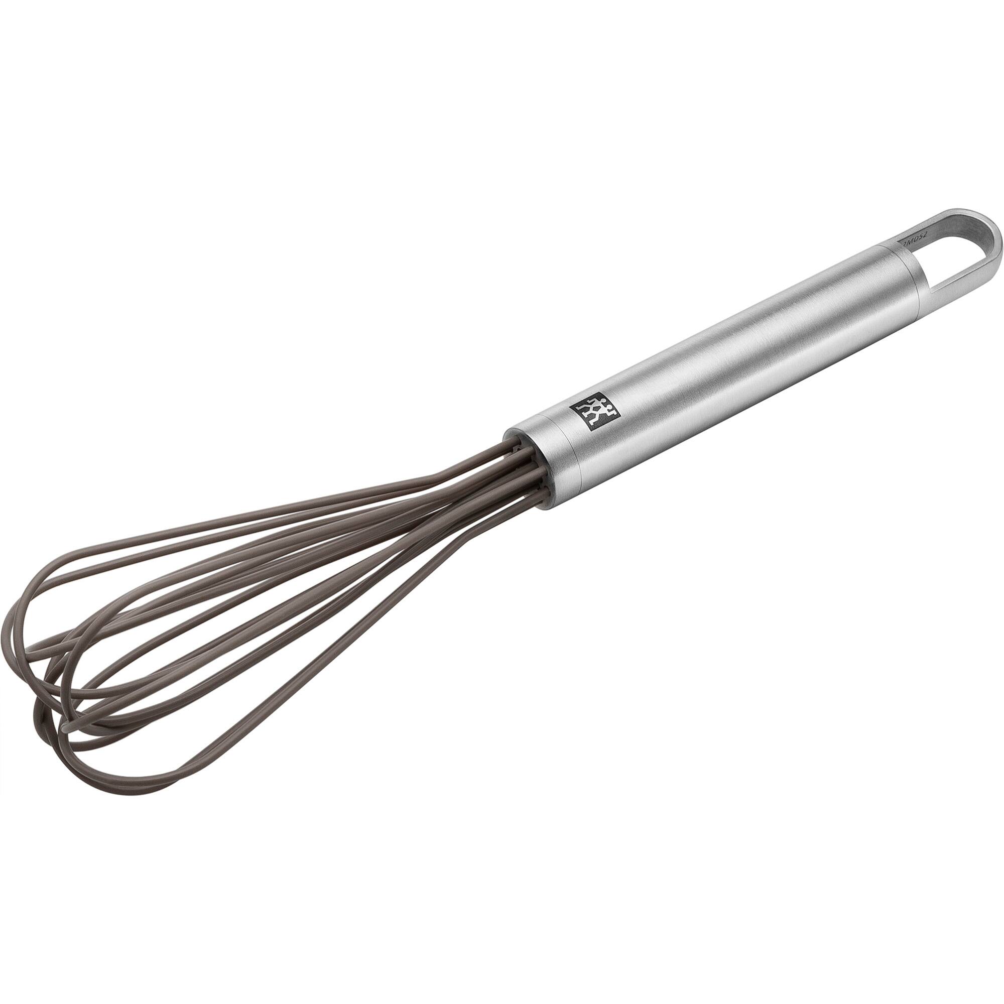 Front. ZWILLING - ZWILLING PRO 9.5-inch Whisk with Nonstick Silicone Loops - Stainless Steel.