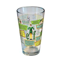 ICUP - Elf The Movie Classic Quotes 16oz Pint Glass - Clear