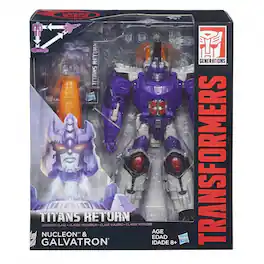 Galvatron and Nucleon Voyager Class | Transformers Generations Titans Return