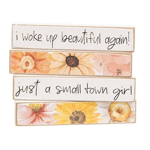 i woke up beautiful again!  
just a small town girl
