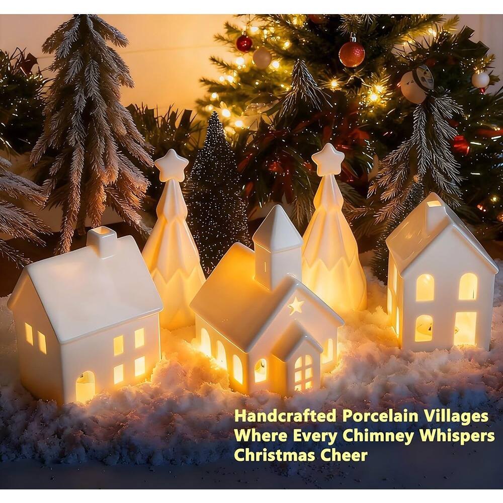 Handcrafted Porcelain Villages  
Where Every Chimney Whispers Christmas Cheer
