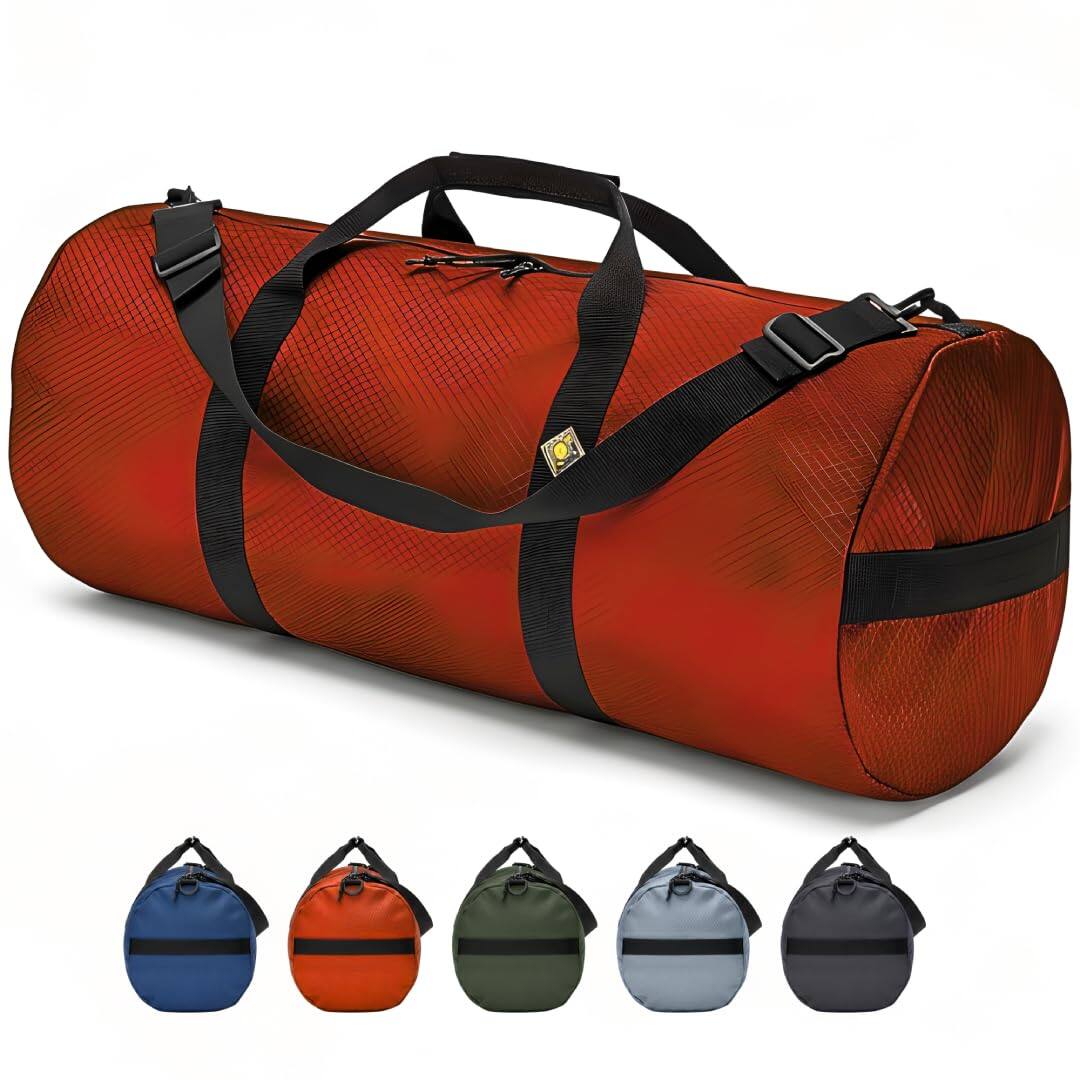 Alt View 1. Paradigms Interiors - Ripstop Duffle Bags Ultra Tough Resistant Reinforced Stitching Weatherproof Packable Foldable Bag For Trave... - Lavender-16" X 40" (131 Liter).