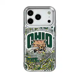 Keyscaper - NCAA - Ohio Bobcats iPhone Glitter Paisley Design Case - 14 - Multicolor