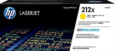 HP - 212X High Yield Ink Cartridge, Prints Up to 10,000 pages - Yellow