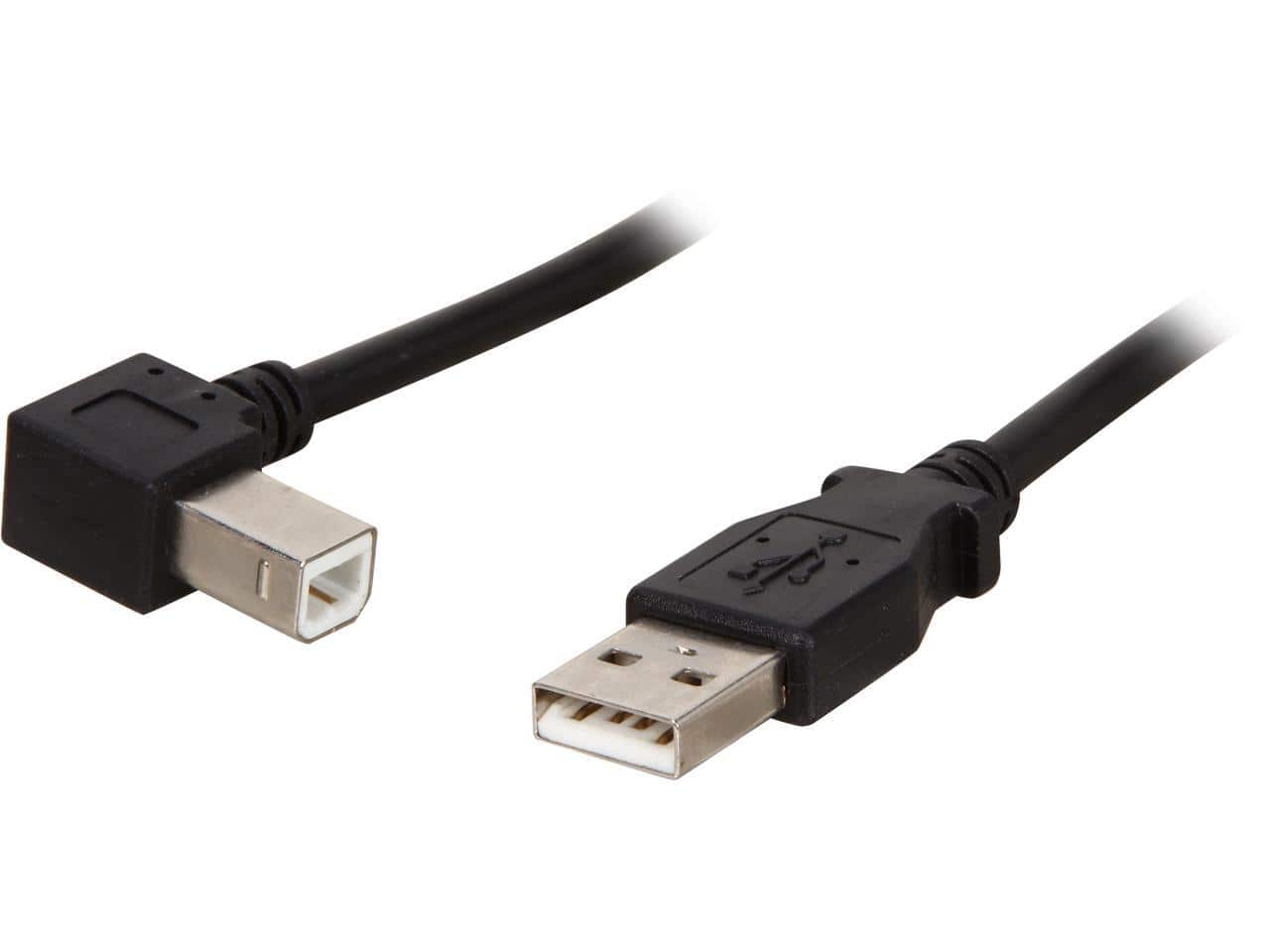 StarTech.com - USBAB3ML Black USB 2.0 A to Left Angle B Cable - M/M price history on PriceWatchPro