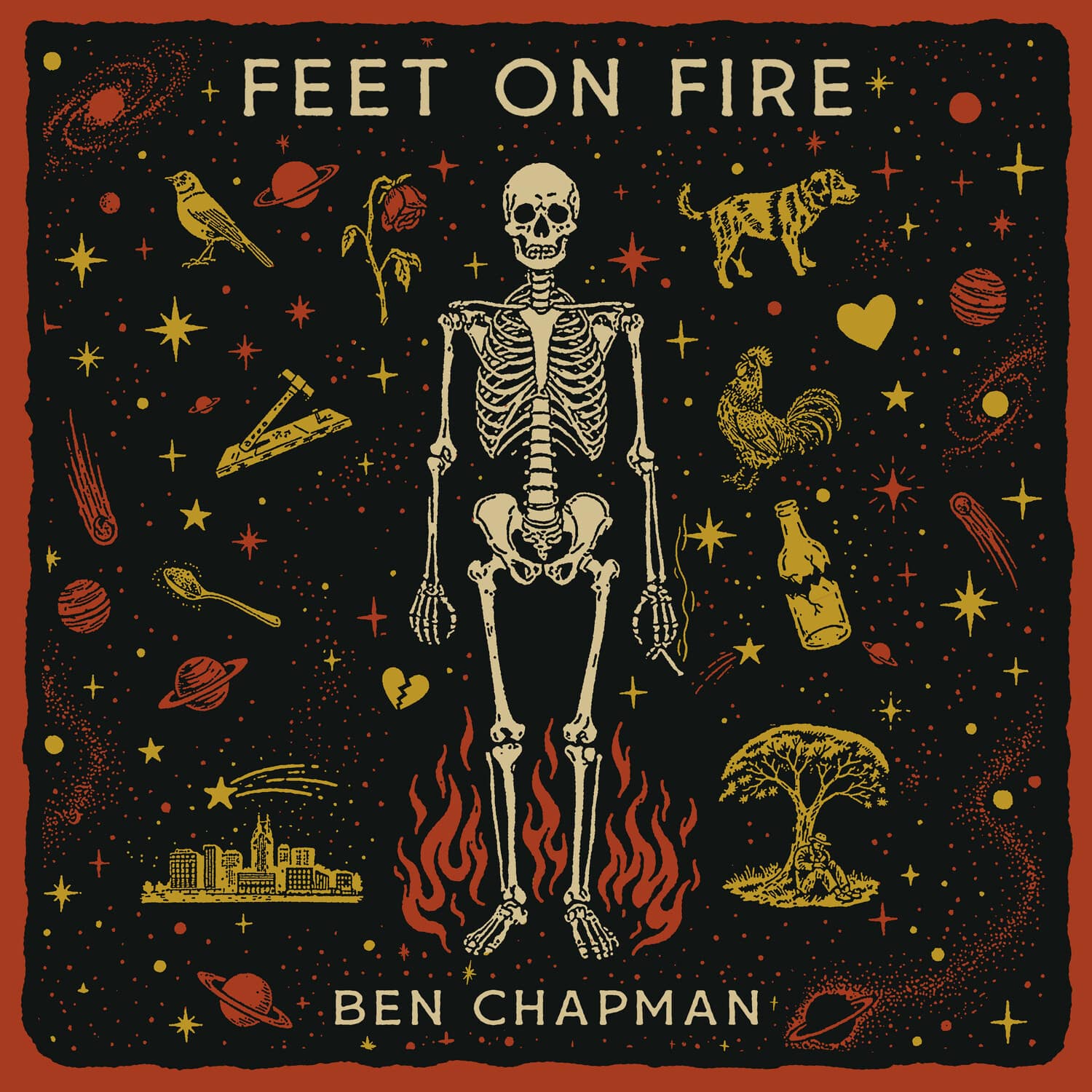 Ben Chapman - Feet On Fire   - COMPACT DISCS [CD] price history on PriceWatchPro