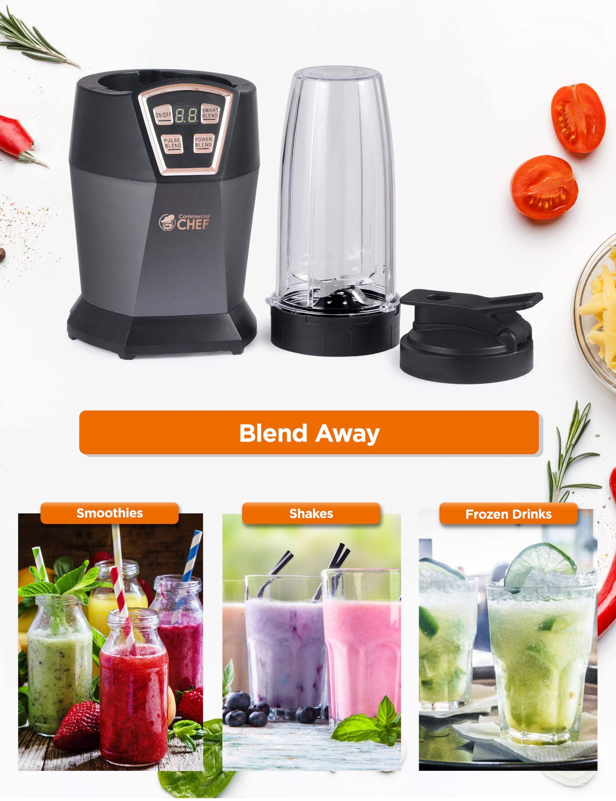 SWART DWOFF 8.8 BLEND PULSE BLEND POWER BLEND Commercial CHEF Blend Away Smoothies Shakes Frozen Drinks