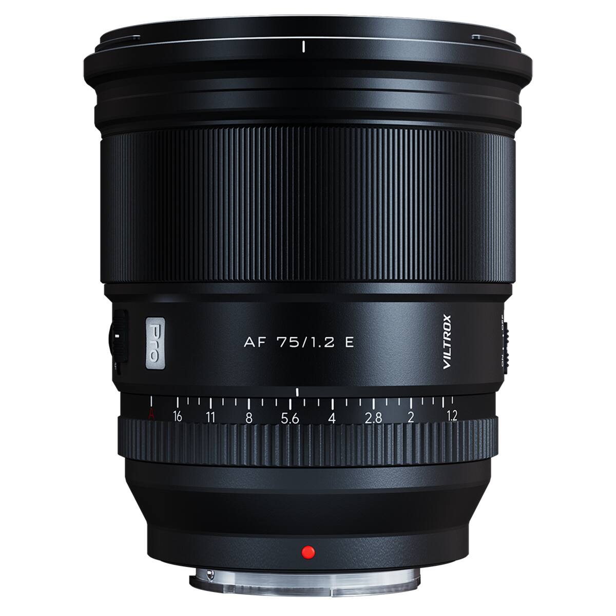 Pro 0 I A 16 11 AF 75/1.2 E 8 5.6 4 2.8 2 VILTROX 1.2