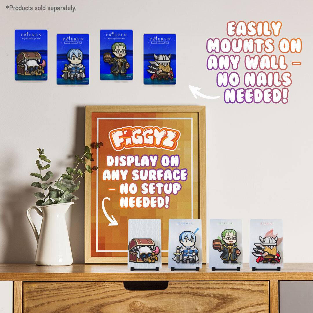 *Products sold separately.

EASILY MOUNTS ON ANY WALL - NO NAILS NEEDED!

FIGGYZ DISPLAY ON ANY SURFACE - NO SETUP NEEDED!