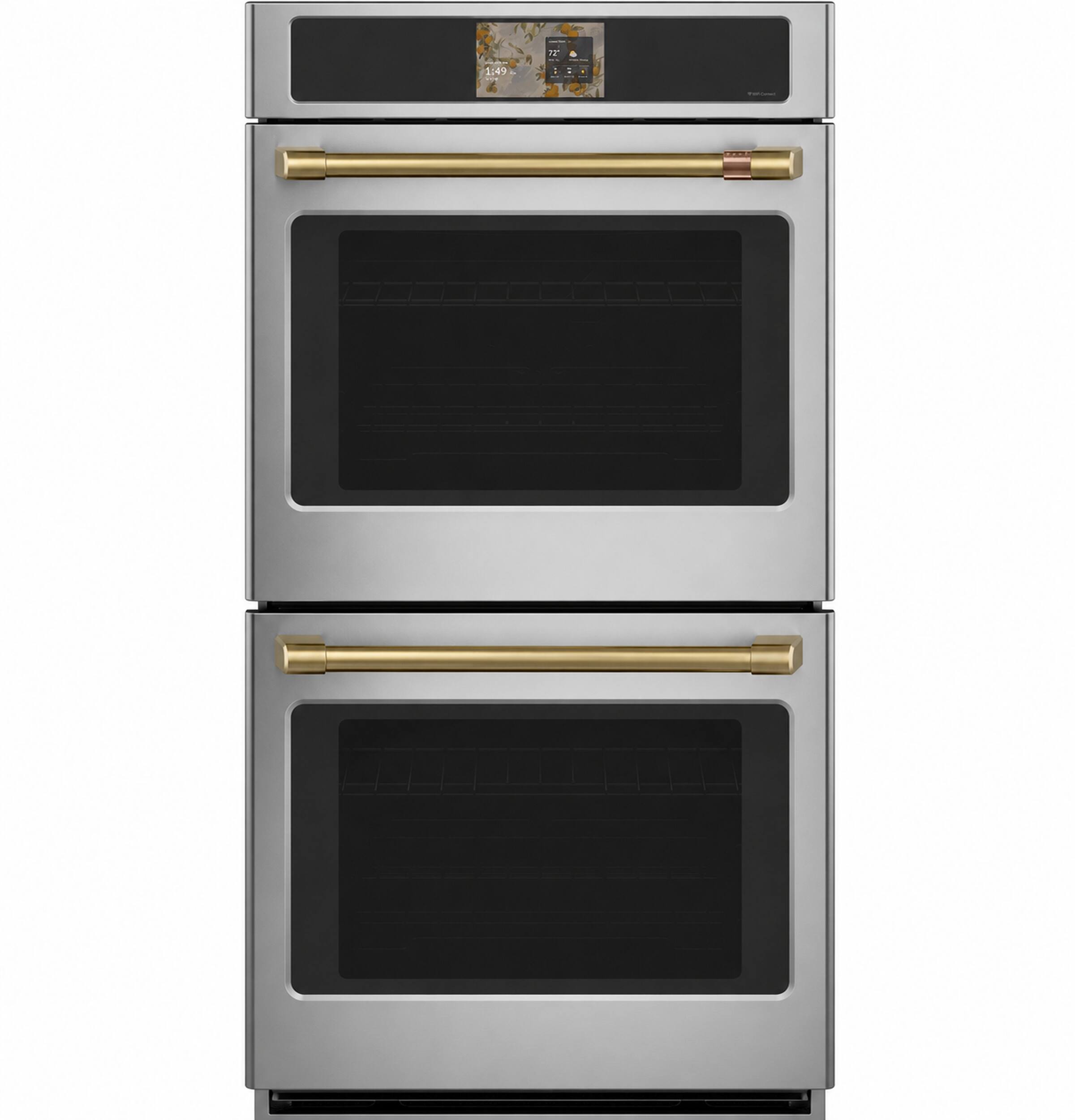 Alt View 17. Café - 27" Smart Built-In Double Electric Convection Wall Oven with Air Fry and Precision Cooking Modes - Stainless Steel.