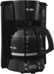 Angle Zoom. Mr. Coffee - 12-Cup Programmable Coffeemaker - Black.