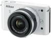 Nikon - 1 J1 10.1-Megapixel Digital Compact System Camera with 10-30mm VR Lens - White-Front_Standard