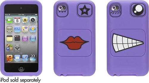 Front Standard. Griffin Technology - Faces Case for 4th-Generation Apple® iPod® touch - Purple.