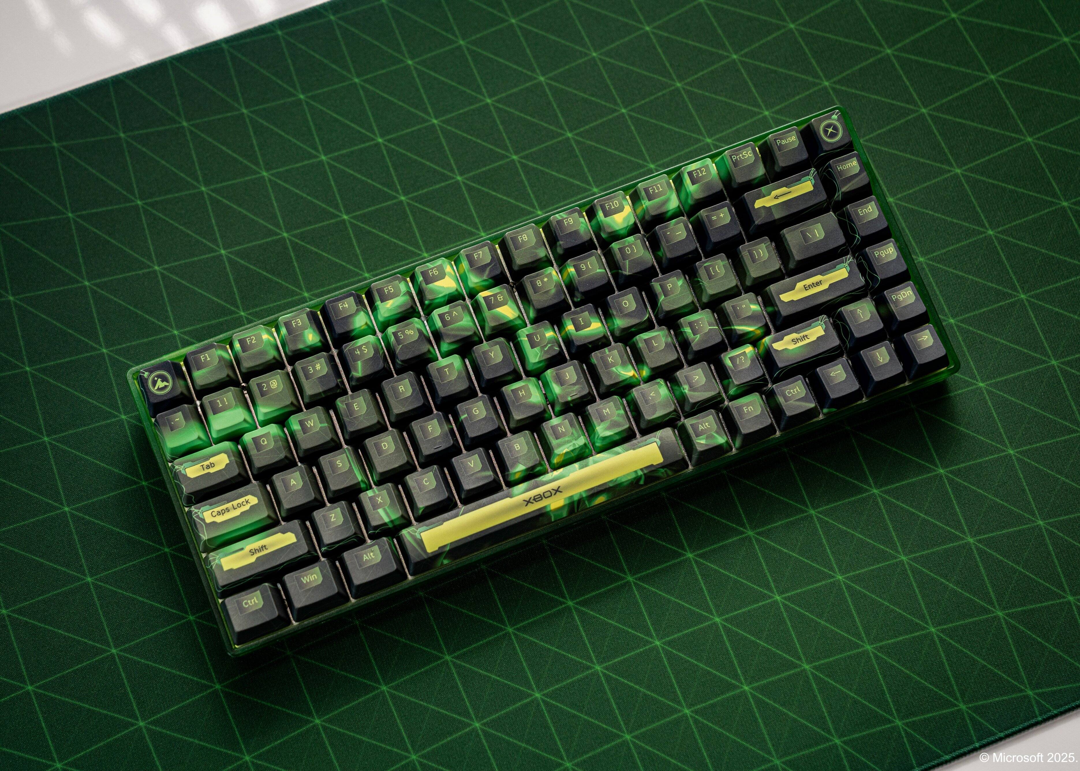 A F2 F1 2 B 1 a Tab Lock Caps F3 A 3 1 W A F4 + 5 E 5 Z F5 5 d H D x 1S 6 A 2 T F C 17 7 o Y G V 19 18 9 E 5 1 U J H N B XBOX 10 03 D K M P 11 P L a +- X Pause PrtSc Home F12 End 11 Pgup 1C Enter PgDn i Shift 1 & - > Ctrl Enter Shift Ctrl Win Alt Microsoft 2025.