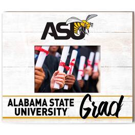 Jardine - Alabama State Hornets 13.5" x 11.5" Grad Frame - White
