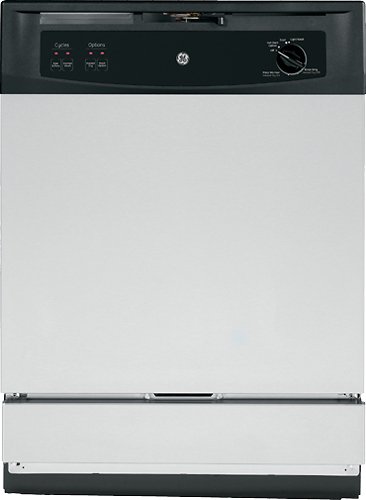 Front Zoom. GE - SpaceMaker 24" Built-In Dishwasher - Stainless steel.