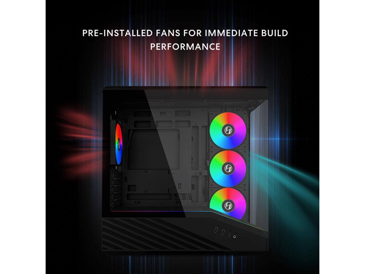 PRE-INSTALLED FANS FOR IMMEDIATE BUILD PERFORMANCE