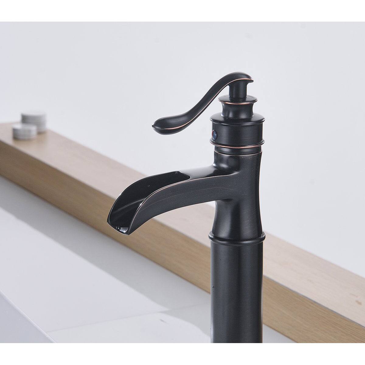 Alt View 7. Boyel Living - Single Hole Single-Handle Vessel Bathroom Faucet in Oil Rubbed Bronze - Oil Rubbed Bronze.