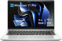HP - EliteBook 645 G9 14", AMD Ryzen 5 PRO 5675U 16GB RAM 256GB SSD Windows 11 Pro (Refurbished) - Silver