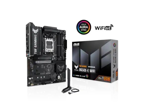 000 In 2 GAMING TUF : MISSION WIZDI00 WIF ESOE- SAMING I S ASUS ASUS AURA SYNC ASUS . S D K MOTHERBOARD WIFI GAMING TUP B650E-E TUF ! GAMING MOTHERBOARD I TOE GAMING B650E-E WIFI 1 I G MTIGH dts wret AURA O BOSAA B650E am i TZEN I HOWL q Mia, ... B650E WY 1EOM I MASE D TWNE mutria B650E-E 20E ! 650E LE AMIMAD FIW 1 - MOTHERBOARD