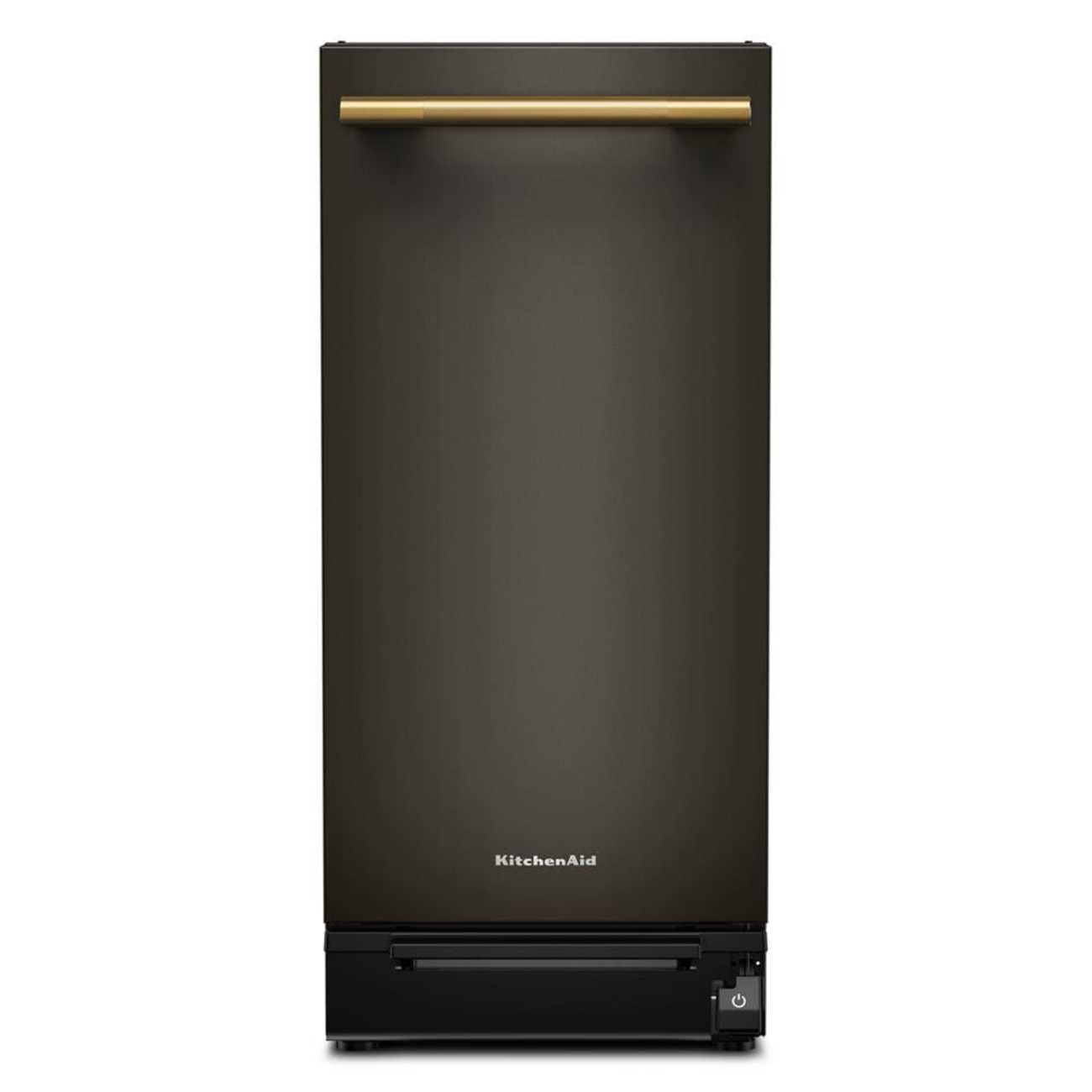 Alt View 10. KitchenAid - KitchenAid - KitchenAid 15 in. Built-In Trash Compactor with Built-In Odor Management System - Black Ore.