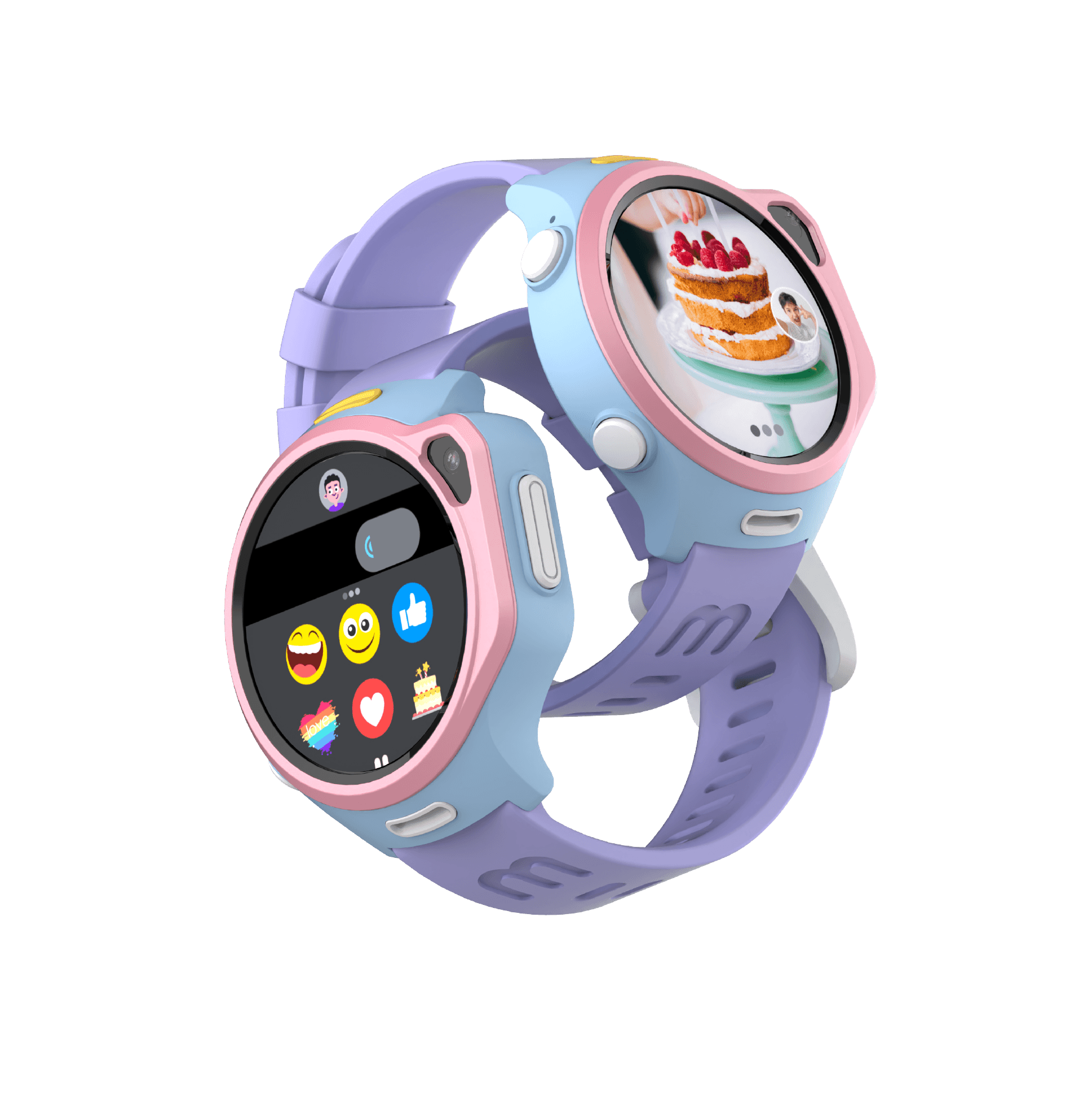 Alt View 7. myFirst - myFirst Fone R2 - Kids Smartwatch Phone, GPS Tracking, Video & Voice Call (North America Version) - Cotton Candy Mix.