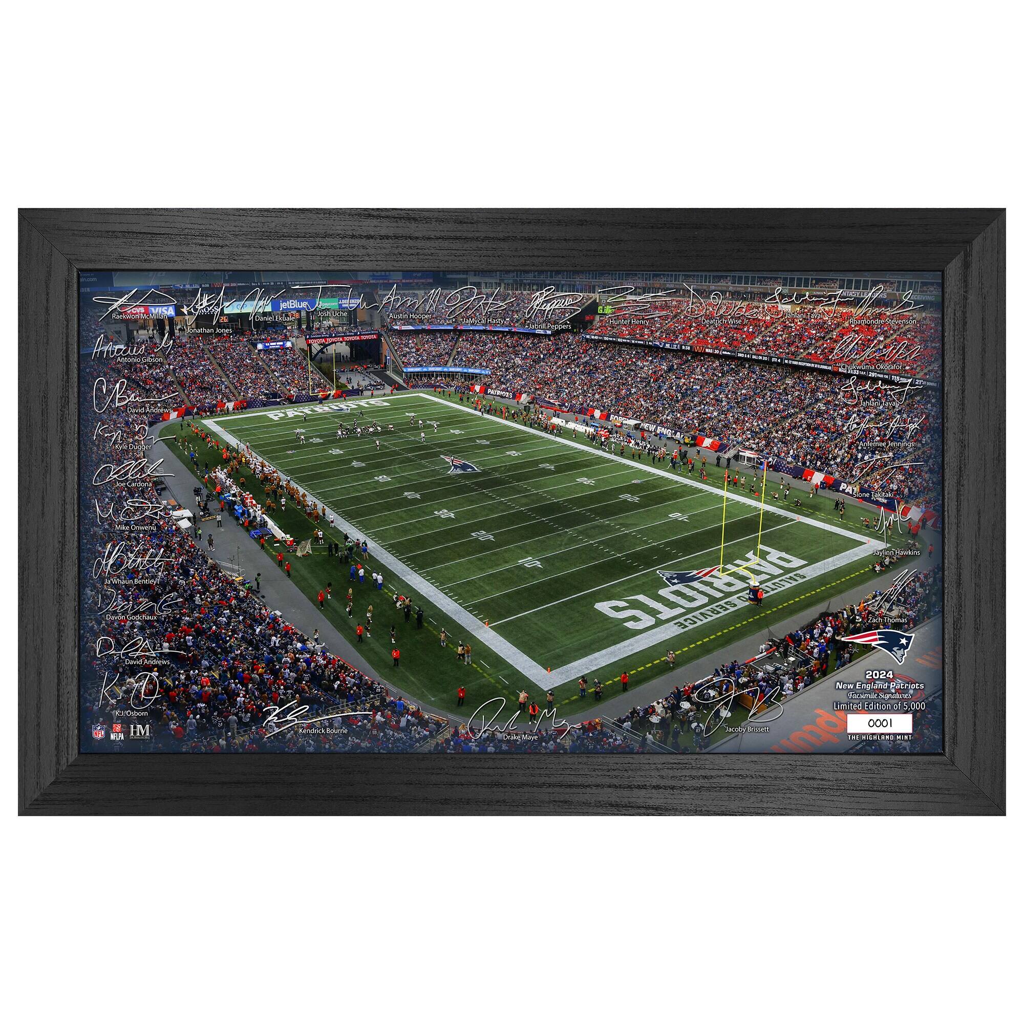 12" x 20" 2024 Signature Gridiron Panoramic Framed Photo