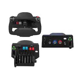 Honeycomb Aeronautical - Alpha Flight Controls Yoke & Switch Panel Bundle - Black
