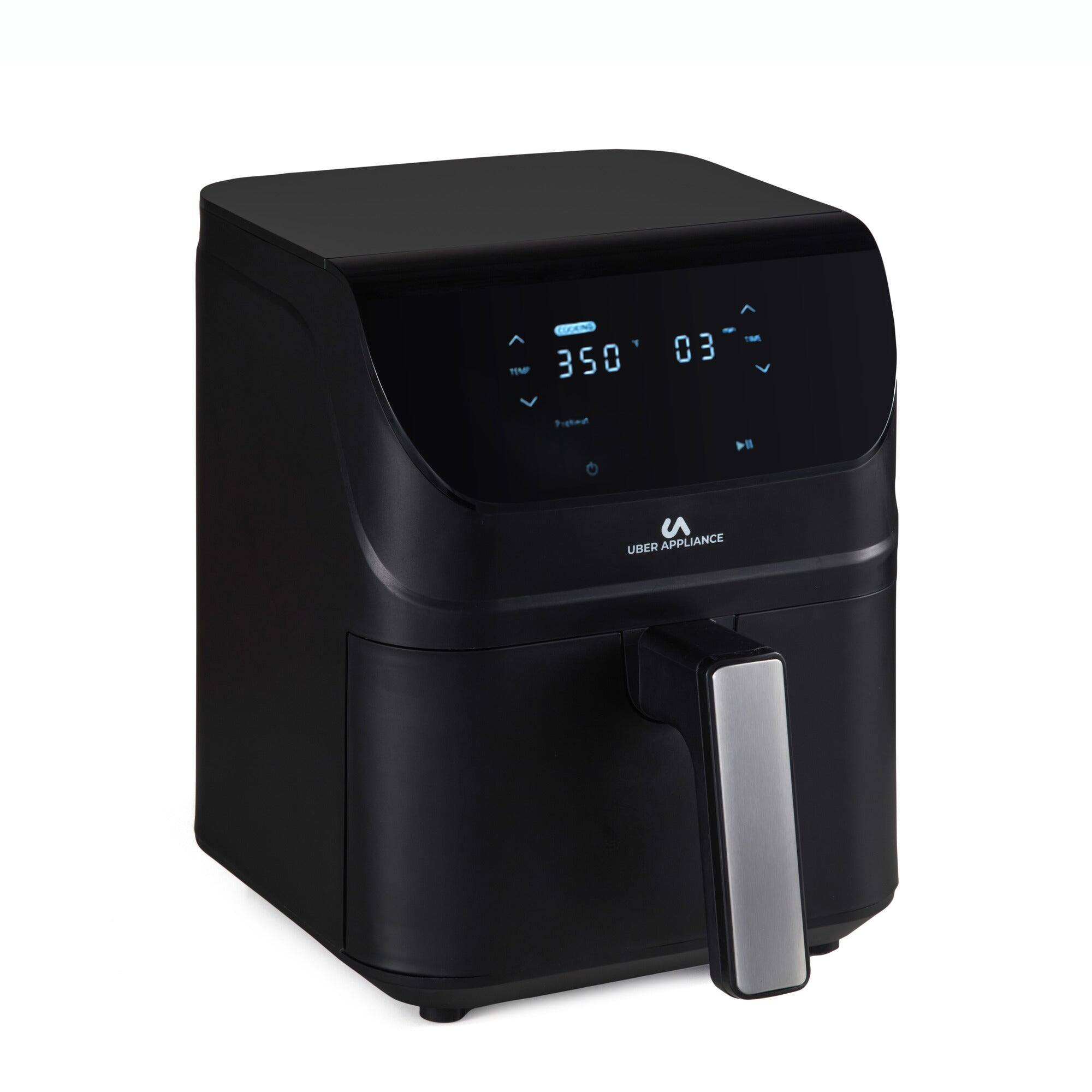 Uber Appliance XL Deluxe Air Fryer 5Qt Non Stick Ceramic, PFOA