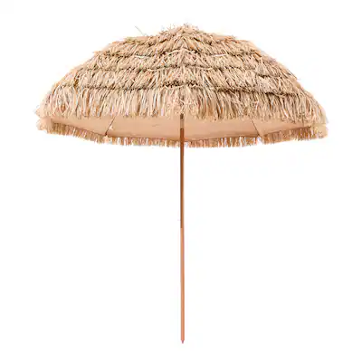 buy 8ft patio umbrella LAUSAINT HOME Boho Beach Umbrella, UPF 50+ Sun Protection Outdoor allowing you to fully enjoy meals and conversations without bumping into a post Purple Leaf 8x8 ft Square