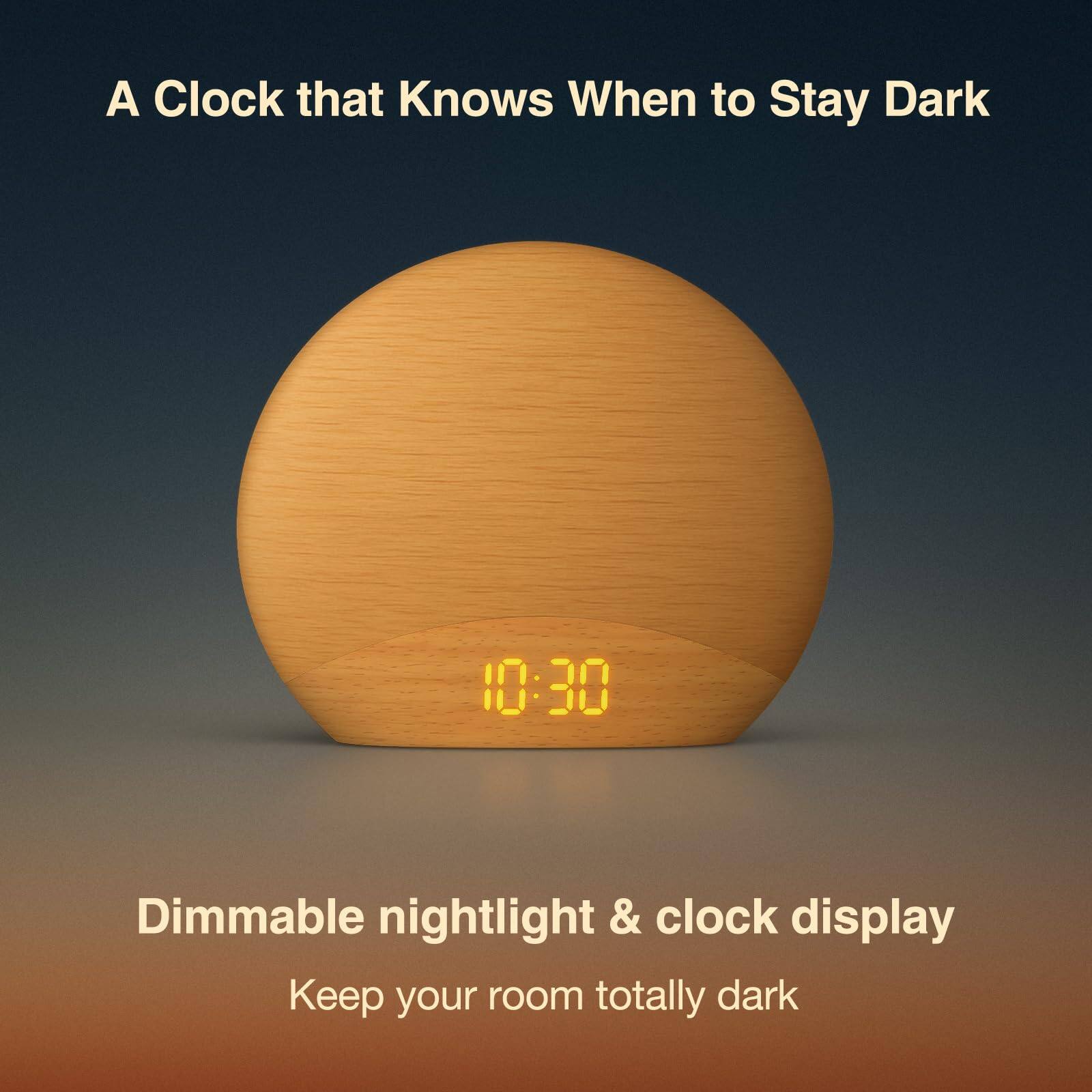 A Clock that Knows When to Stay Dark

Dimmable nightlight & clock display

Keep your room totally dark
