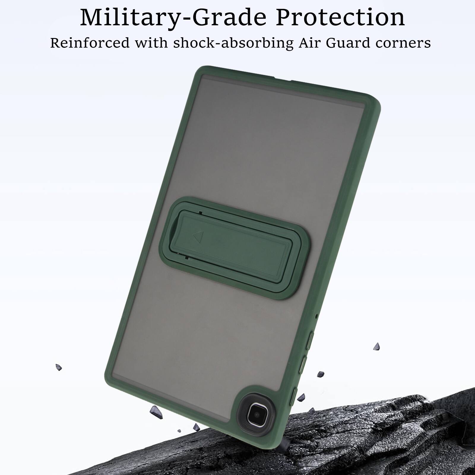 Military-Grade Protection  
Reinforced with shock-absorbing Air Guard corners