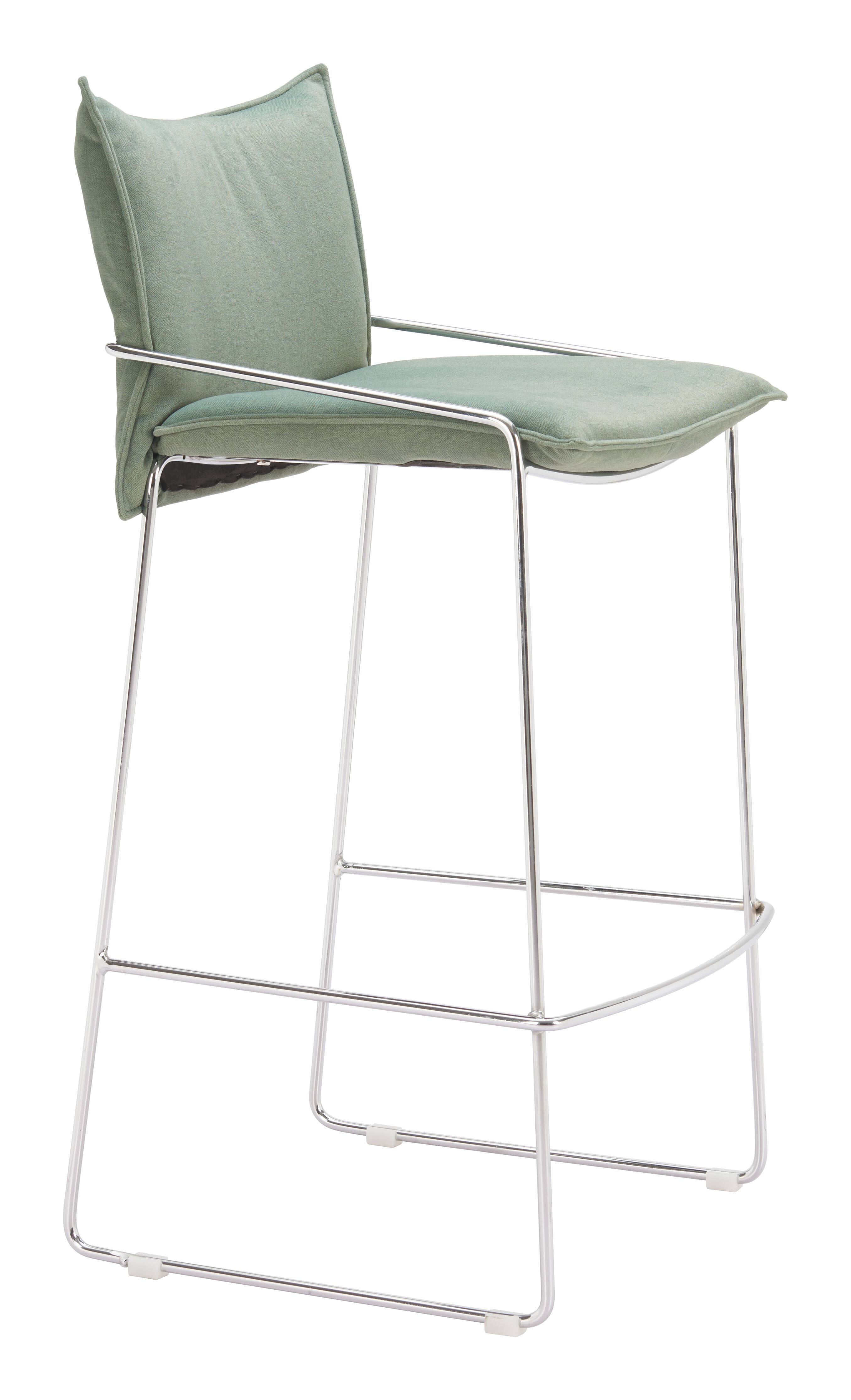 Front. Hivvago - Pola Barstool Green - Green.