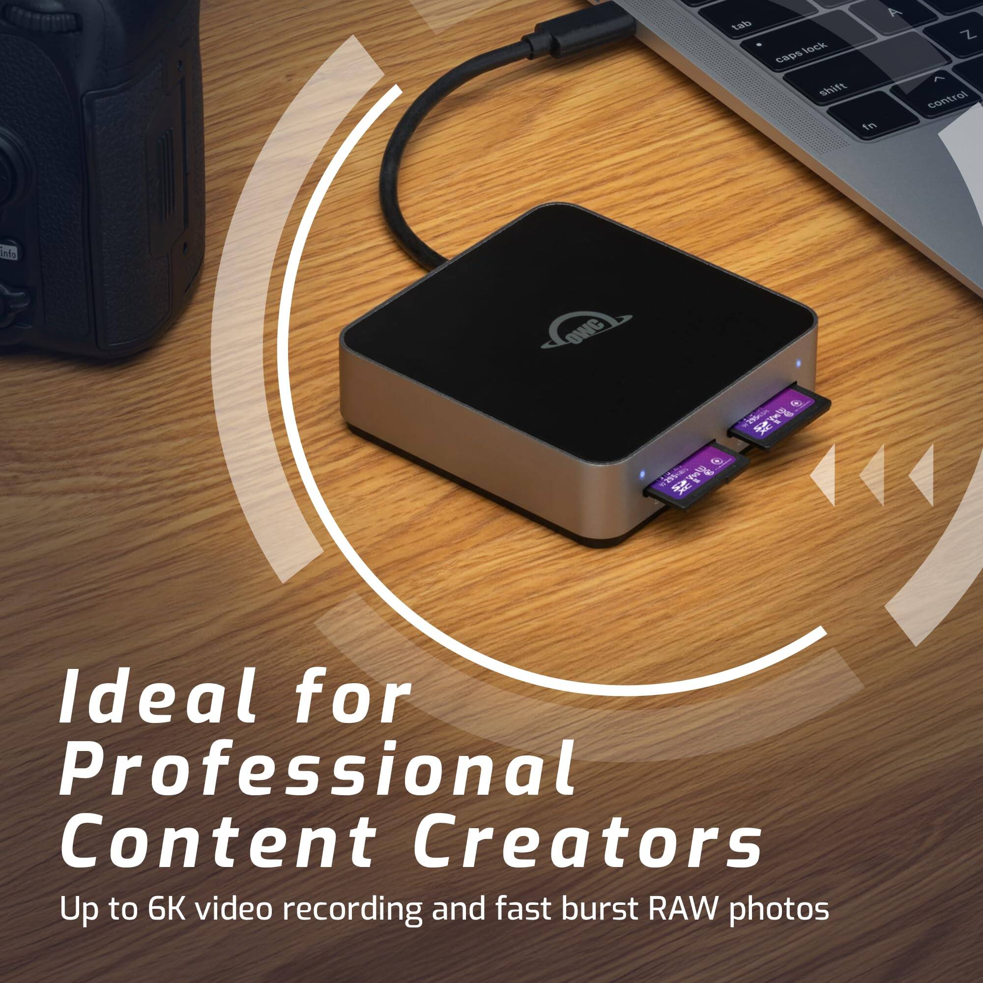 Ideal for Professional Content Creators  
Up to 6K video recording and fast burst RAW photos