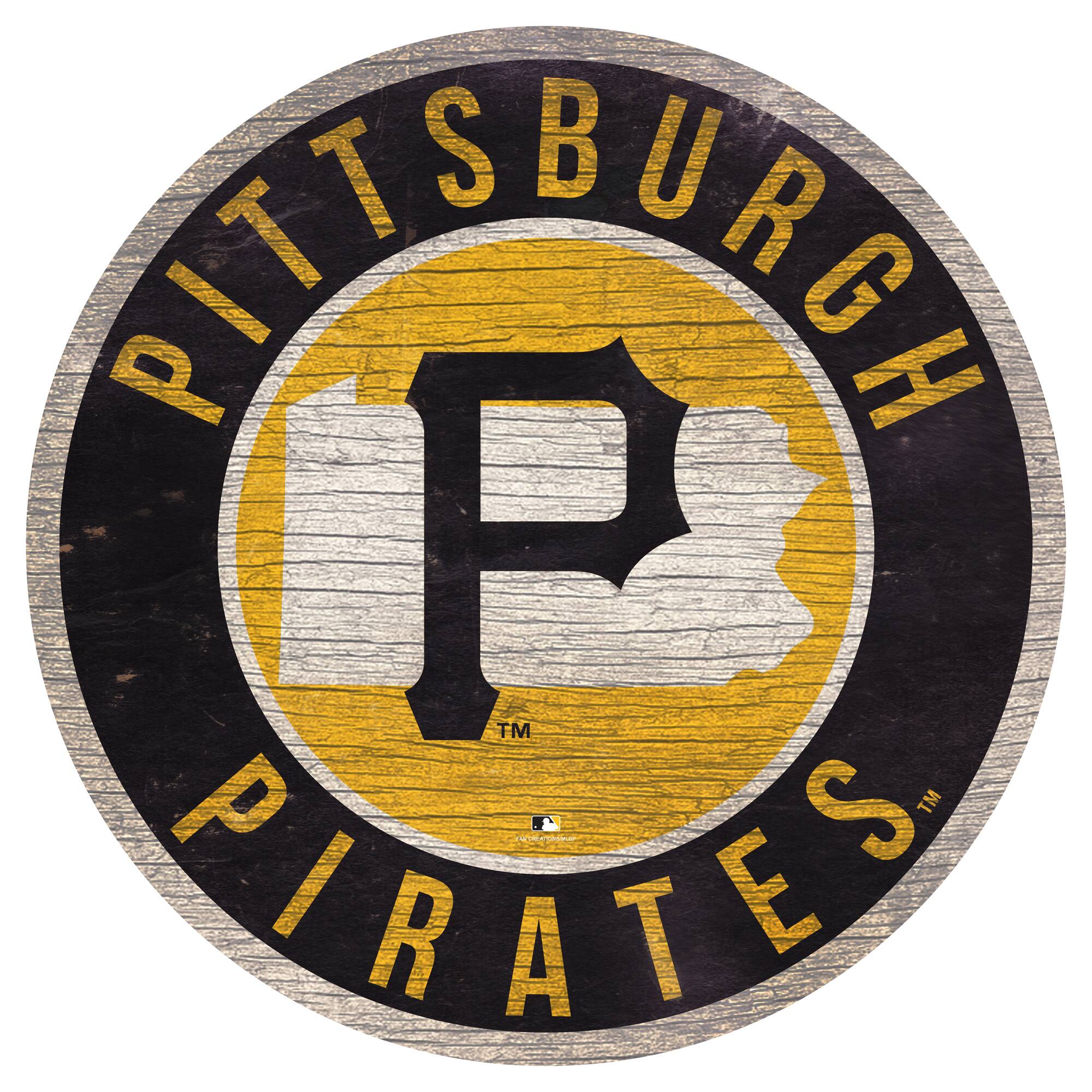 Pittsburgh Pirates 12'' x 12'' State Circle Sign