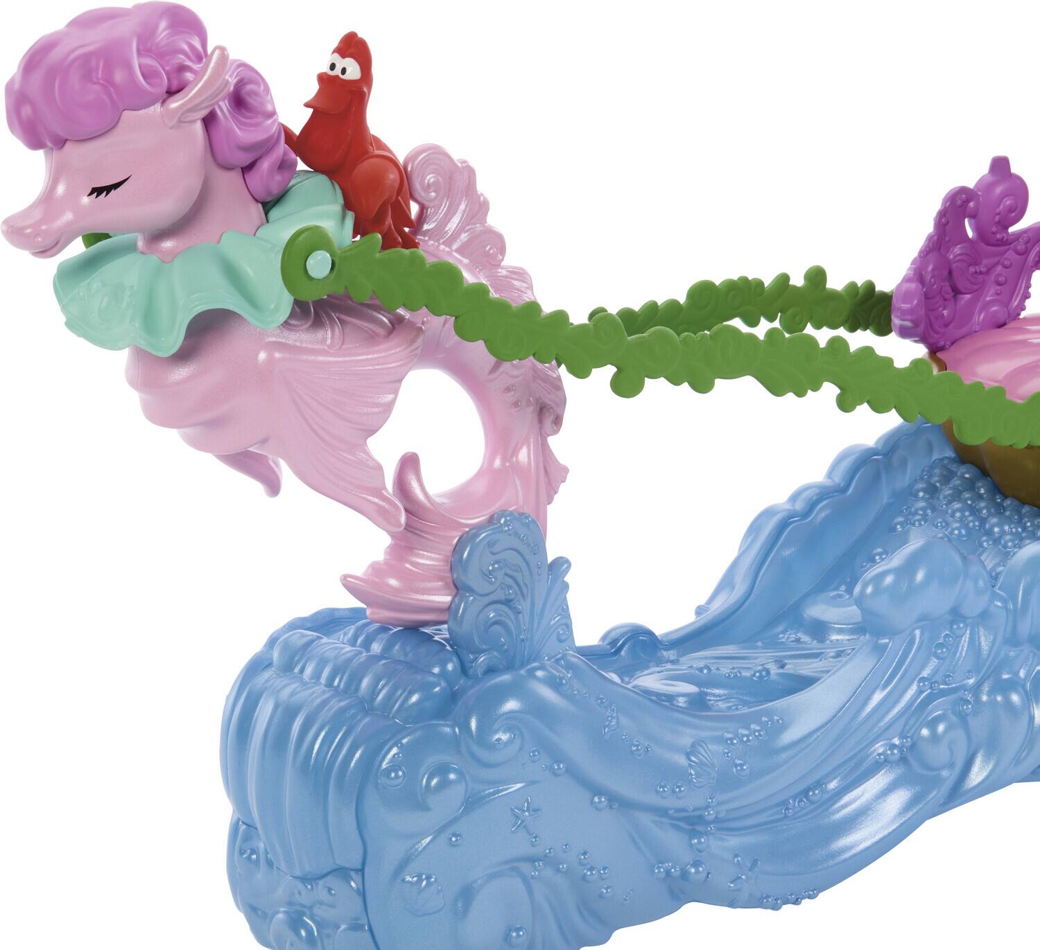 Alt View 4. Mattel - Mattel - Disney Princess Ariel's Chariot   - Collectibles - Multicolor.