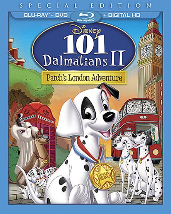  101 Dalmatians II: Patch's London Adventure [2 Discs] [Special Edition] [Blu-ray/DVD] [2003]