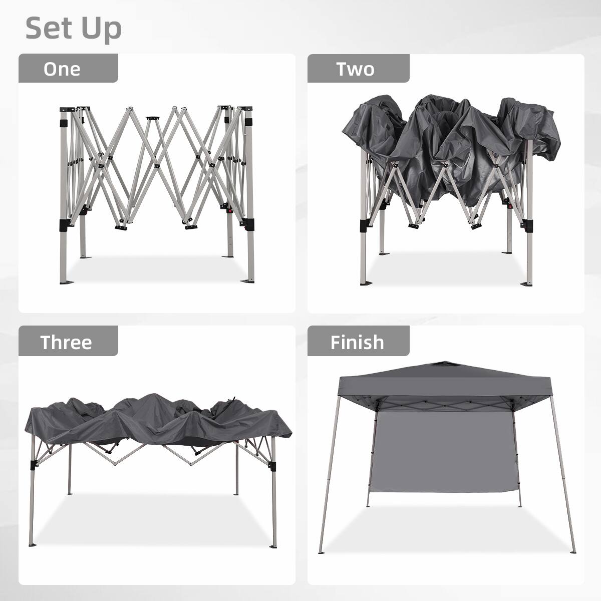 Set Up
One
Two
Three
Finish