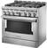 Alt View 14. KitchenAid - Commercial-Style 5.1 Cu. Ft. Slide-In Gas True Convection Range with Self-Cleaning - Stainless steel.