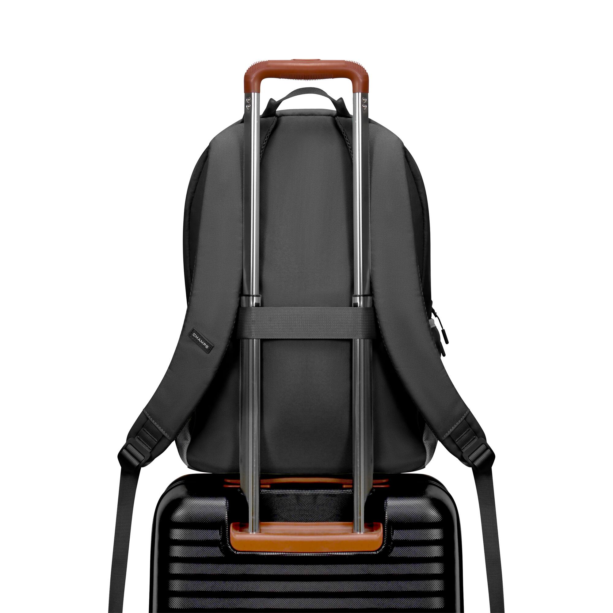 Alt View 1. Champs - Onyx Essential Backpack - Black.