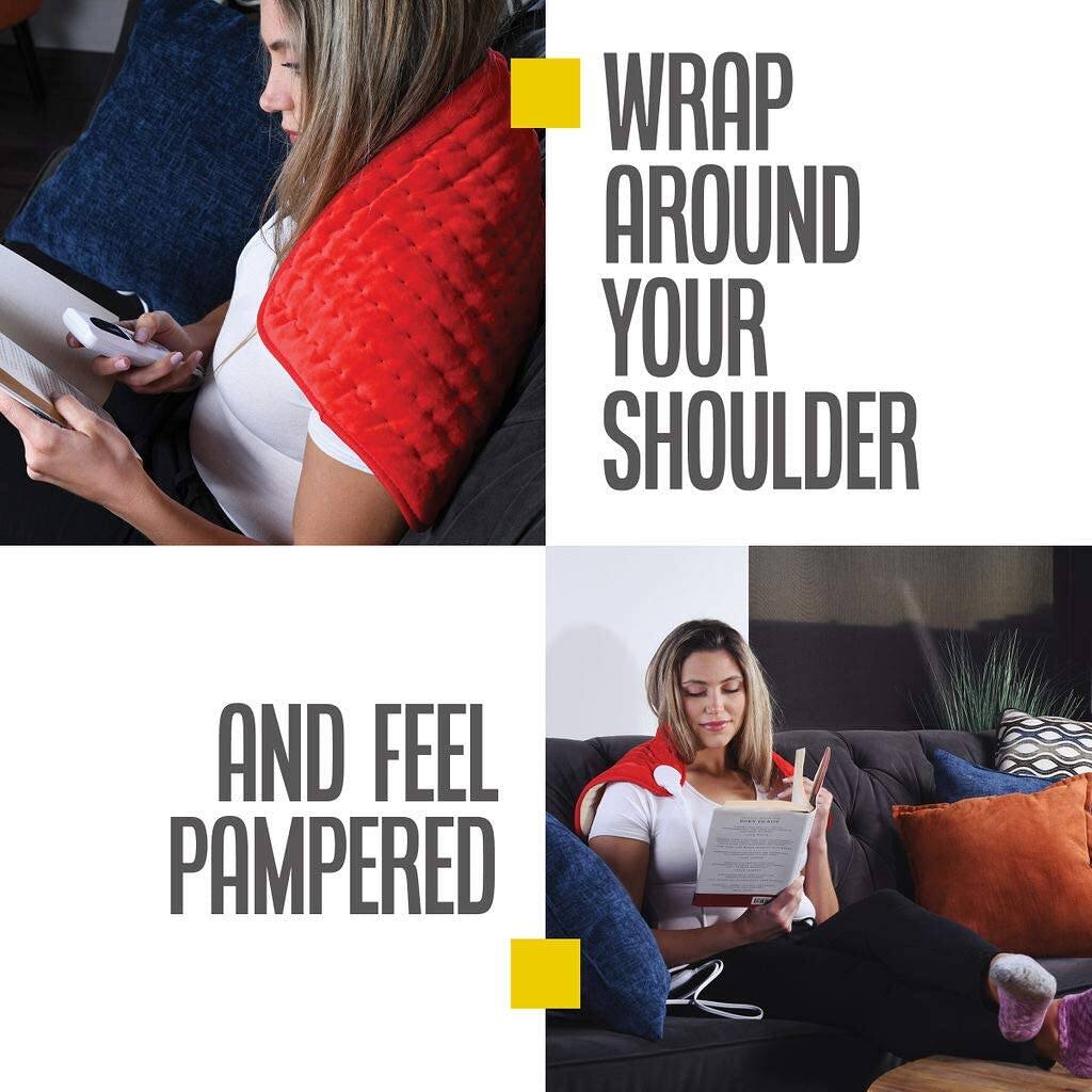 WRAP AROUND YOUR SHOULDER
AND FEEL PAMPERED