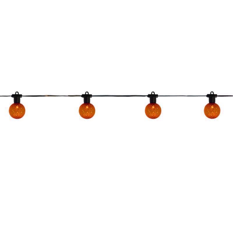 Celebrations - 25 ct LED G40 Halloween String Lights - Orange