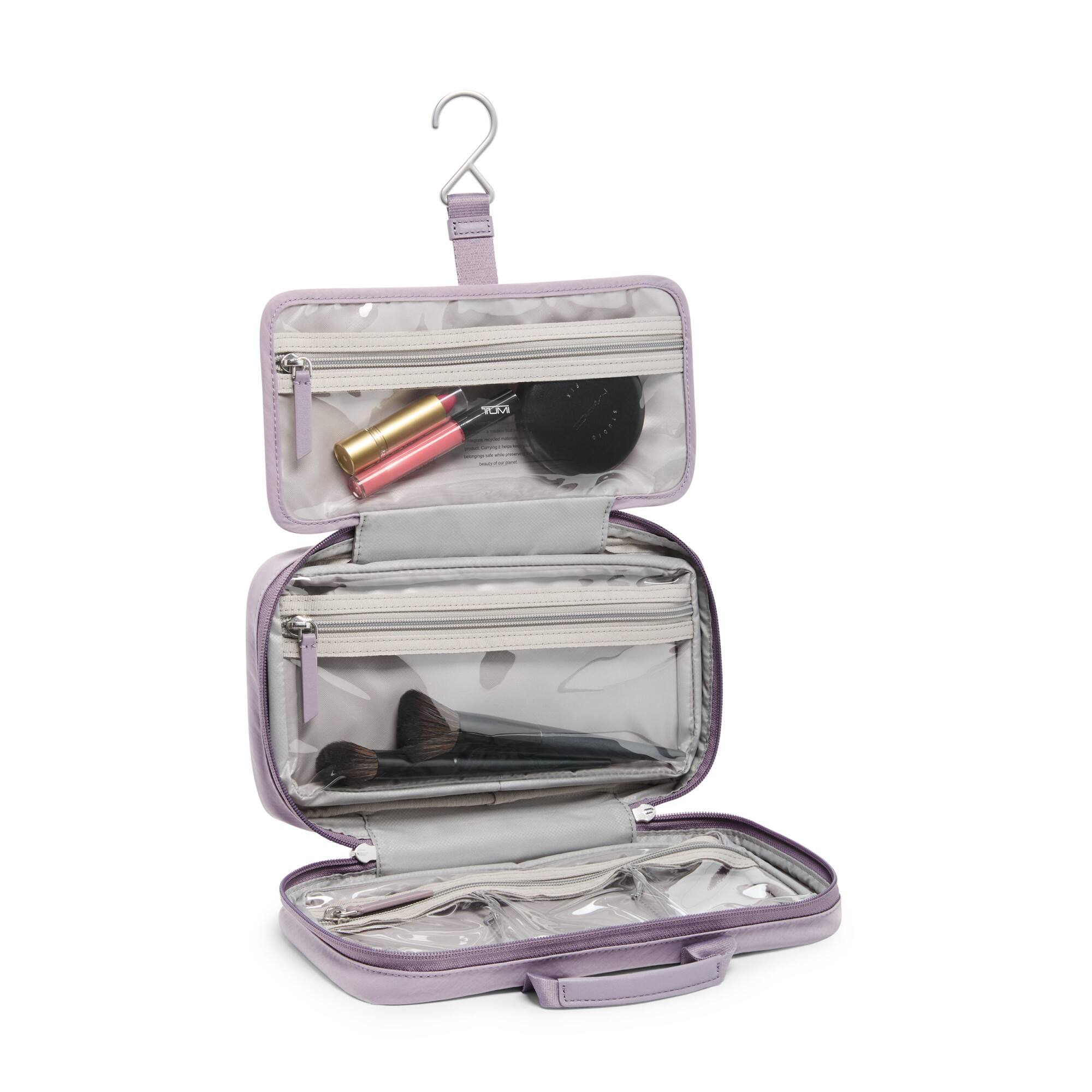 Angle. TUMI - Voyageur Small Madeline Cosmetic - Lavender.
