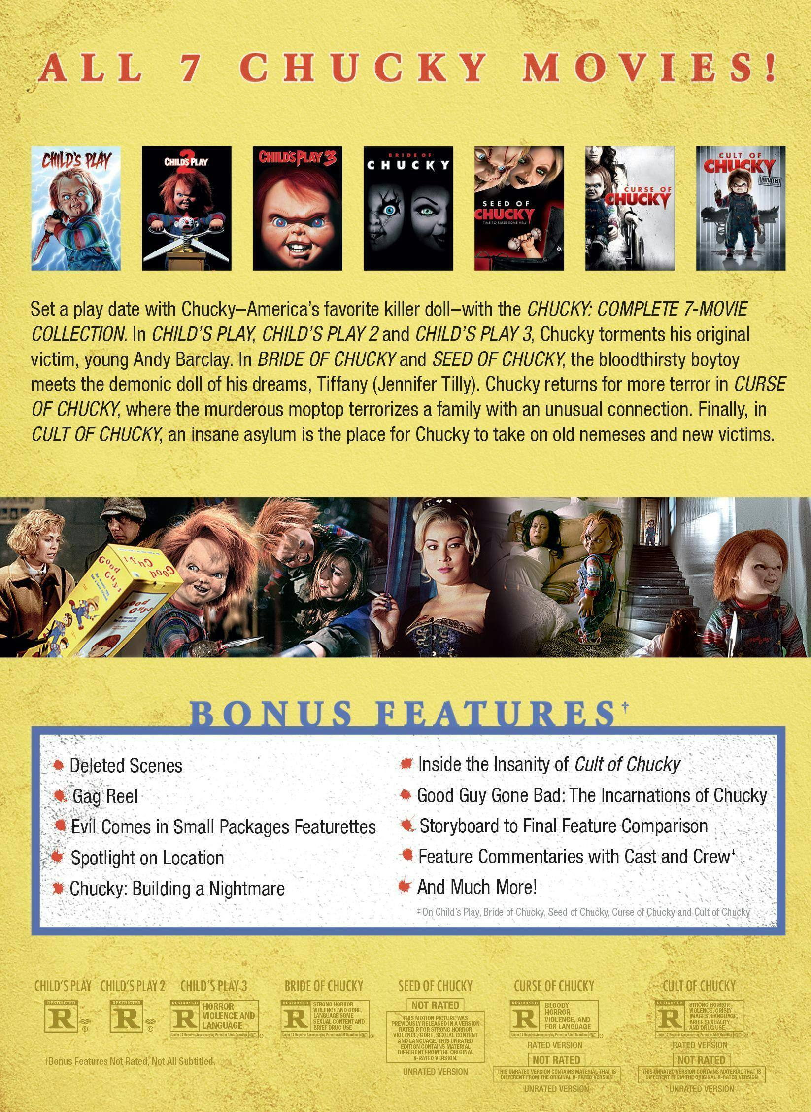 Angle. Chucky: Complete 7-movie collection [DVD].