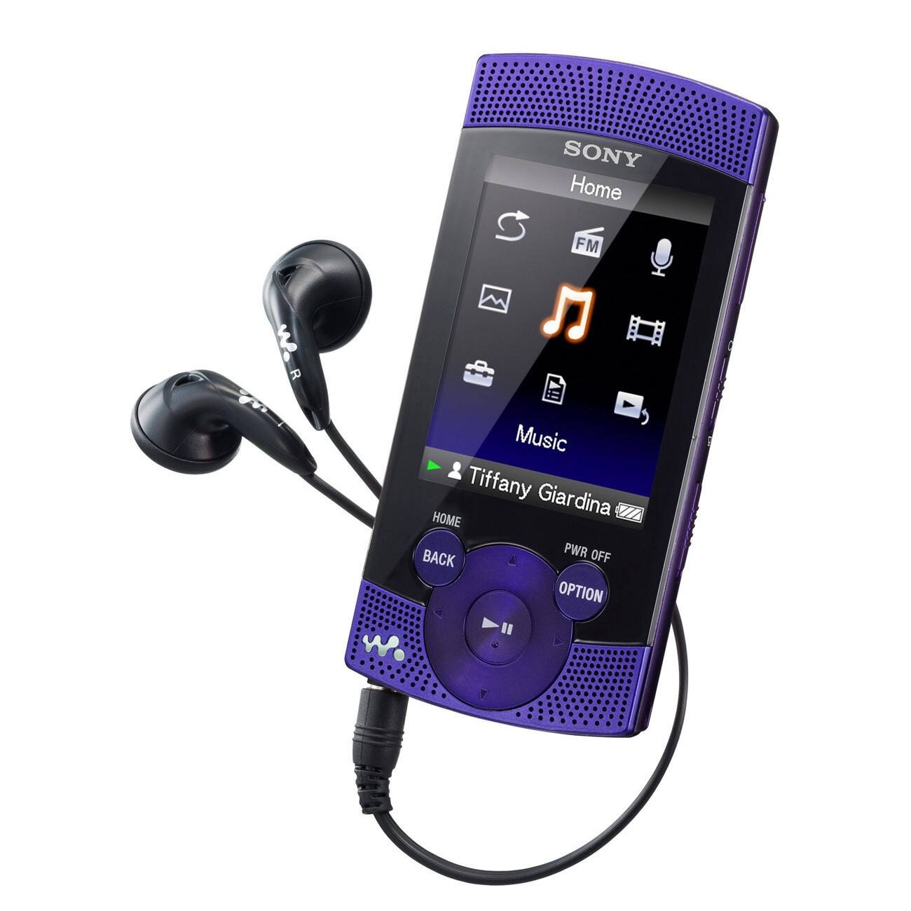 Best Buy: Sony Walkman 8 GB Flash Portable Media Player Violet NWZ