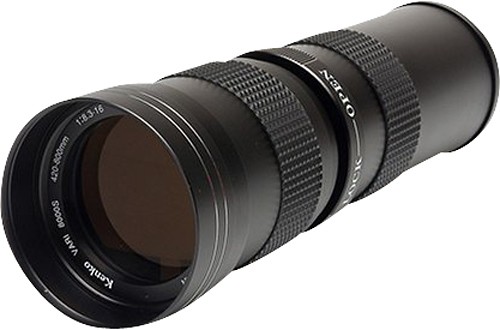 Best Buy: Kenko Vari 8000S 420-800mm f/8.3-16x Telephoto Lens for Nikon AF  Digital SLR Cameras KENKO-23511-KIT