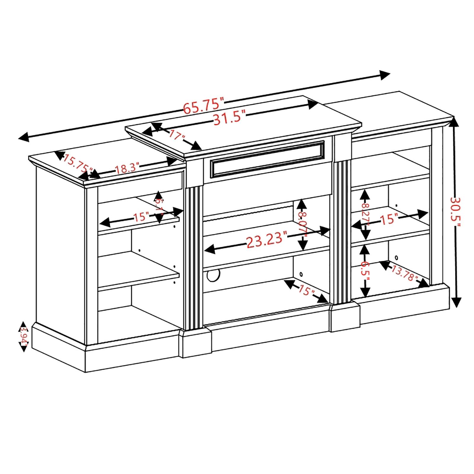 15.75"  
18.3"  
15"  
65.75"  
31.5"  
17"  
8:07  
23.23"  
15"  
8.27  
15"  
6.5  
13.78  
30.5"  
394