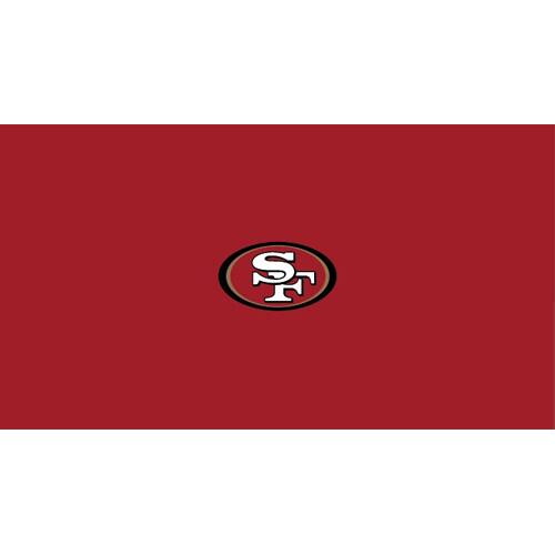 Alt View 1. Imperial - San Francisco 49ers 8' Billiard Cloth - Multicolor.