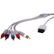 Alt View Standard 20. Cables Unlimited - Hardcore Gaming Wii Component Video Cable - White.