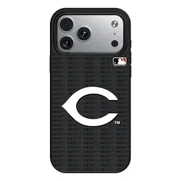 Keyscaper - MLB - Cincinnati Reds Primary Logo iPhone Magnetic Bump Case - 15 - Black